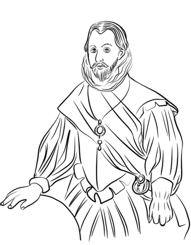 Francis Drake Coloring Page